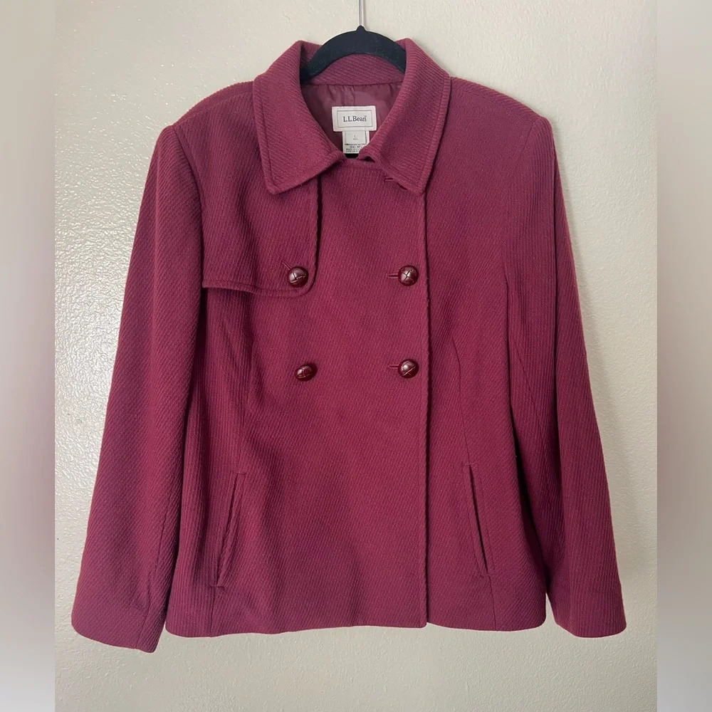 L.L.‎ BEAN Wool Blend Pea Coat